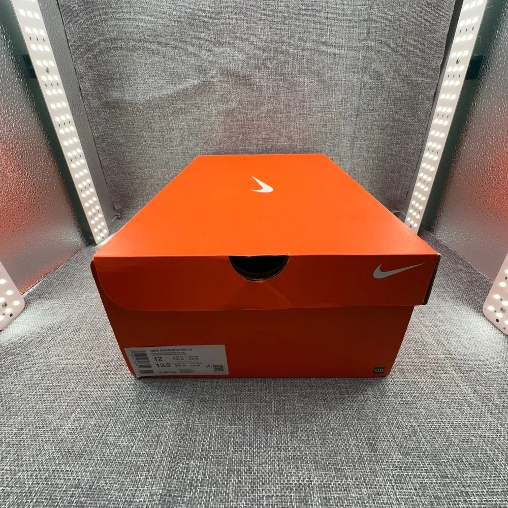 Nike Downshifter 14 Running Shoes Mens 12 Platinum Tint Sneakers IB1895-004 NEW